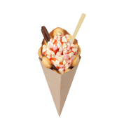 Bubble Wafel Aardbeien Marshmallow,Soft Ice Corner,Angelo,Good Choice;5,95